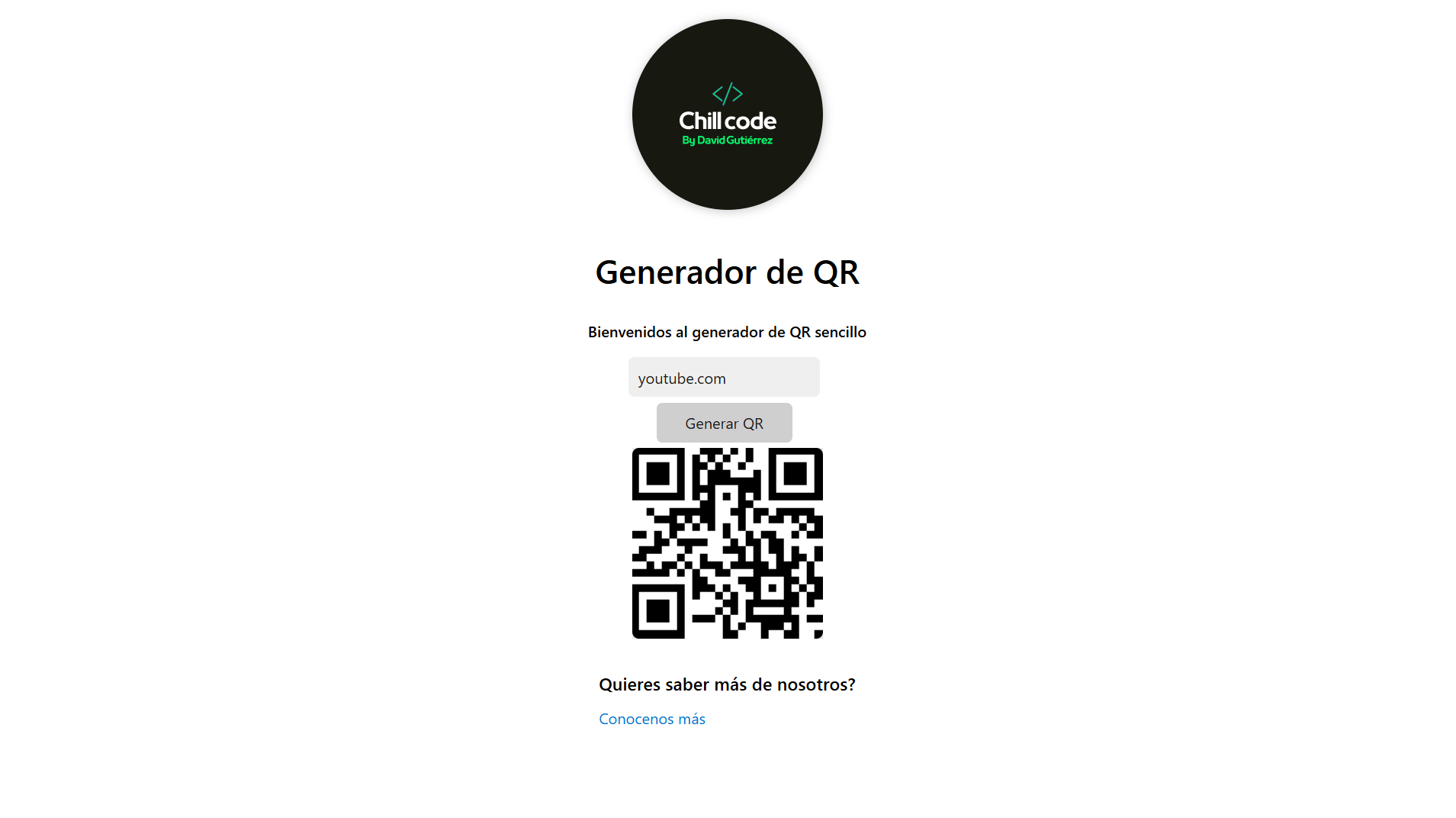Chillcode QR App