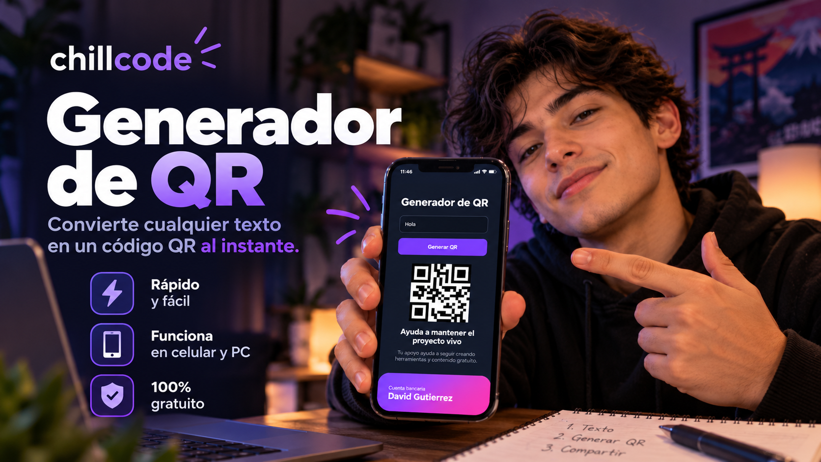 Chillcode QR App